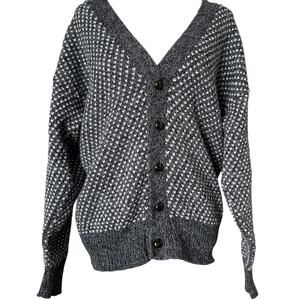 Vintage Orvis Wool Grandpa Cardigan Sweater M